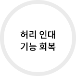 허리 인대 기능 회복